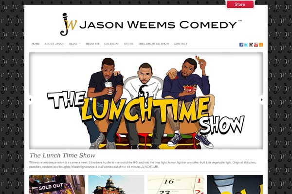 jasonweemscomedy.com site used Organic_portfolio_whitenew