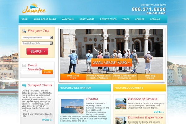 jauntee.com site used Dreamco