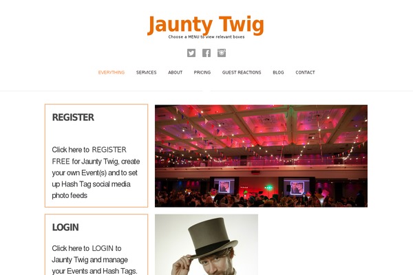 jauntytwig.com site used Tg