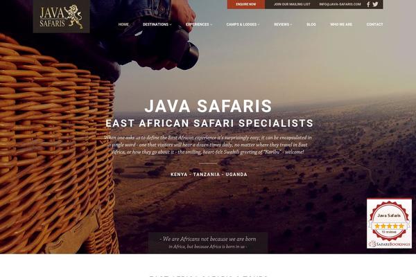 java-safaris.com site used Java-safaris