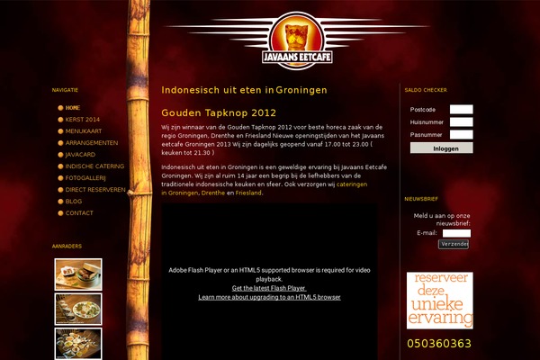 WordPress website example screenshot