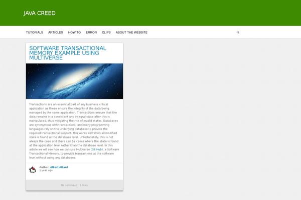 Twenty Twenty theme site design template sample