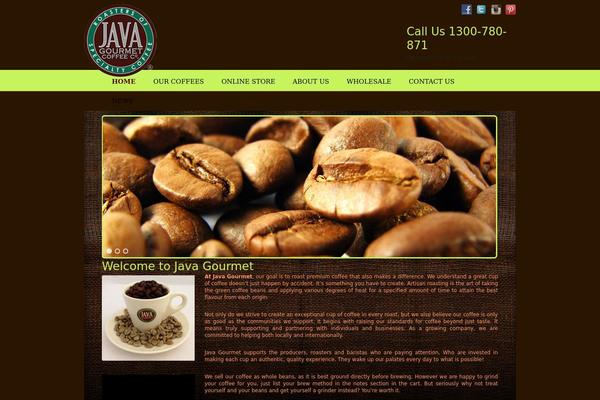 javagourmet.com.au site used Java