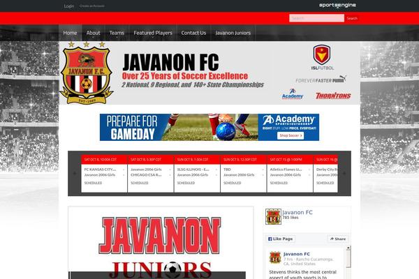 javanon.org site used Footballclub-2.3.2