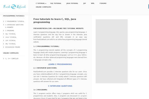 javaprepare.com site used Mts_entrepreneurship