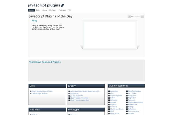 javascriptplugins.com site used Jsp