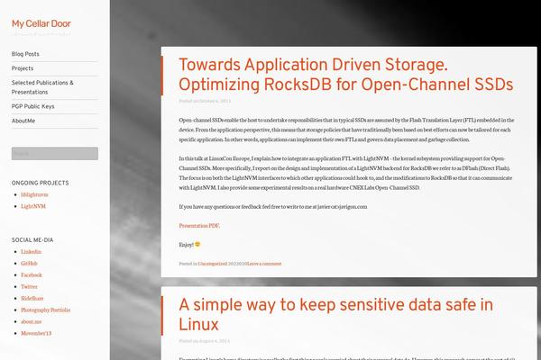 WordPress website example screenshot