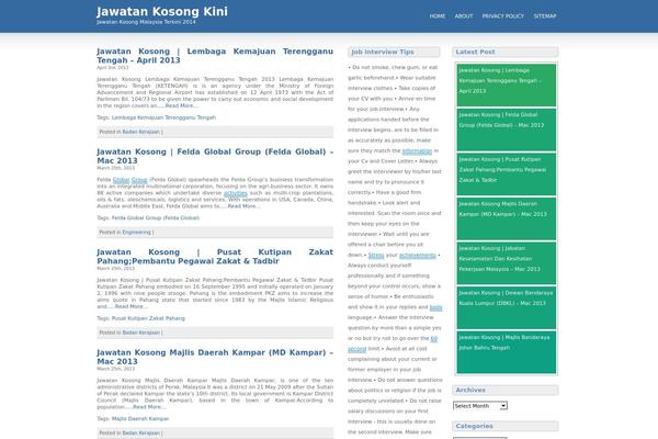 bigblue theme websites examples