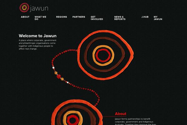 jawun.org.au site used Jawun