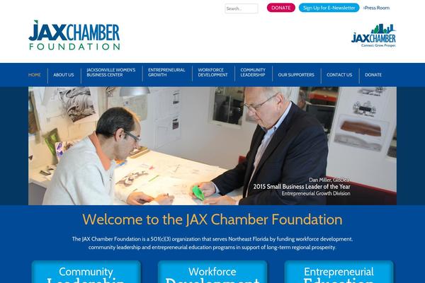 jaxchamberfoundation.org site used Jaxchamber