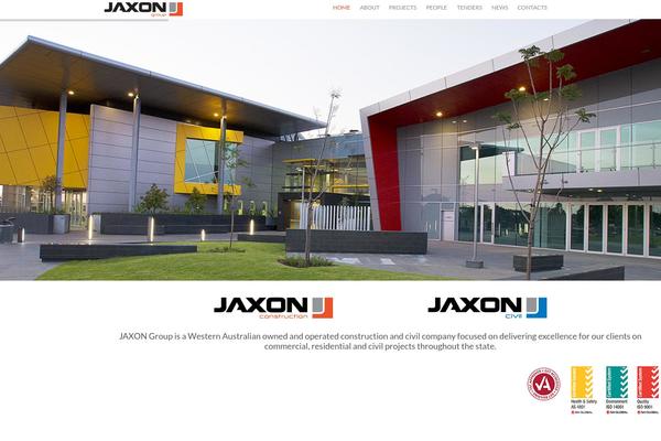 Jaxon theme site design template sample