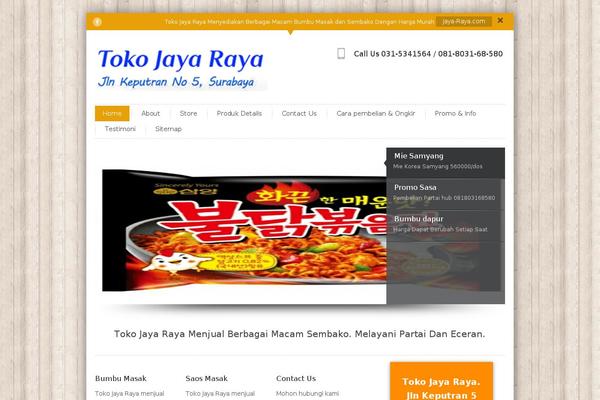 jaya-raya.com site used Proleadgentheme