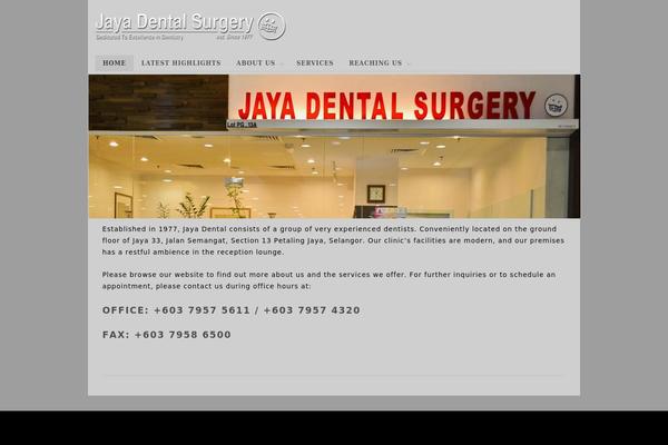 WordPress website example screenshot