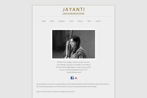 Twenty Twelve theme site design template sample