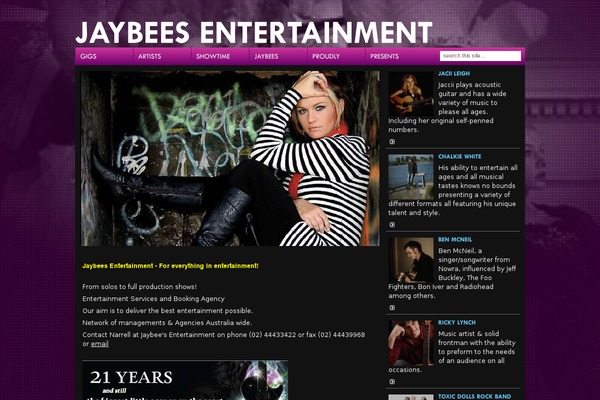 Styled theme site design template sample