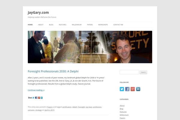 WordPress website example screenshot