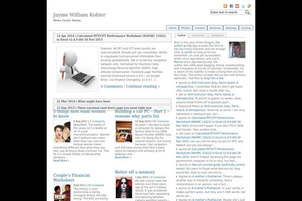 jaymekohler.com site used Yaml2