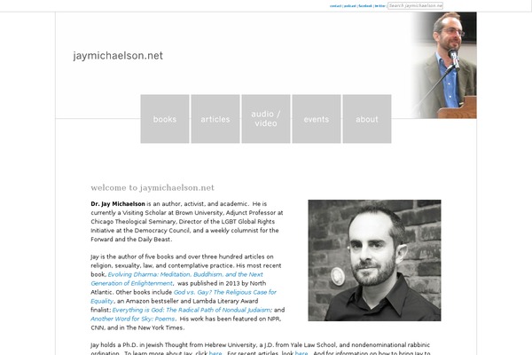 WordPress website example screenshot