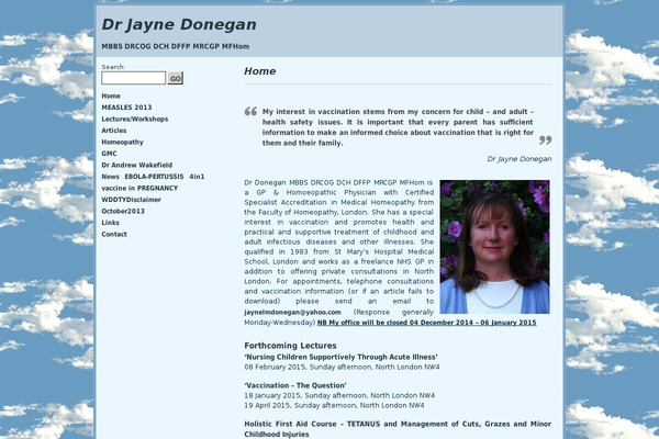 jayne-donegan.co.uk site used Skyblue