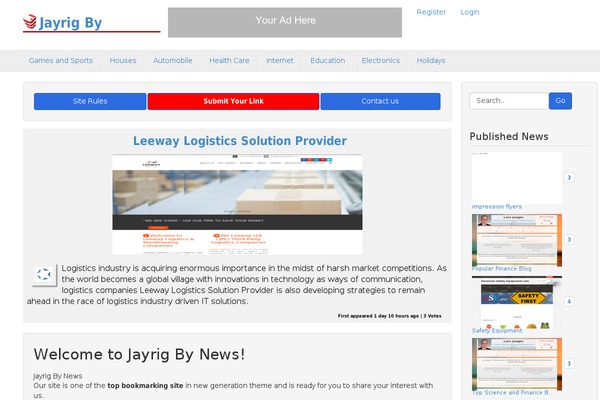 Divi theme site design template sample