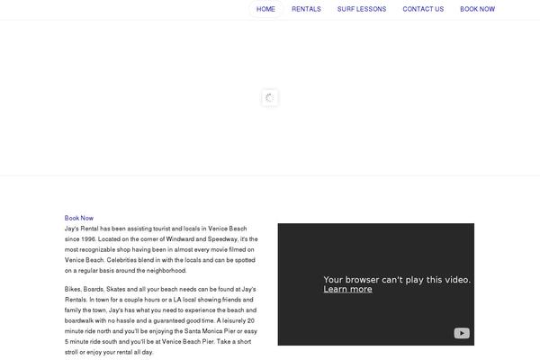 jaysrentalsvb.com site used X | The Theme