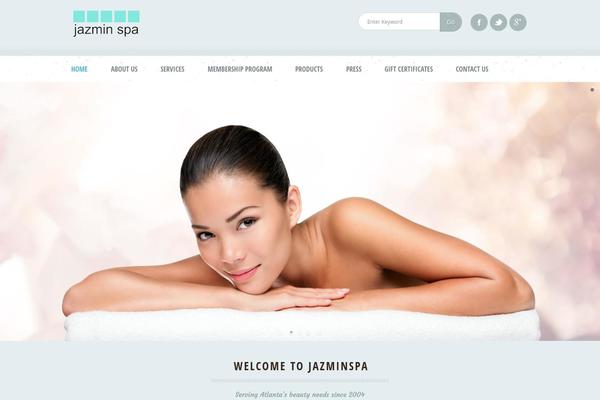 jazminspa.com site used Dream Spa