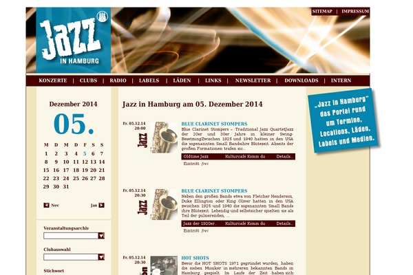 Site using Ajax-calendar plugin
