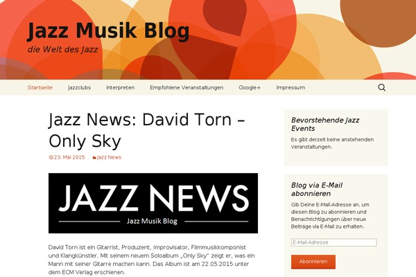 Twenty Thirteen theme site design template sample