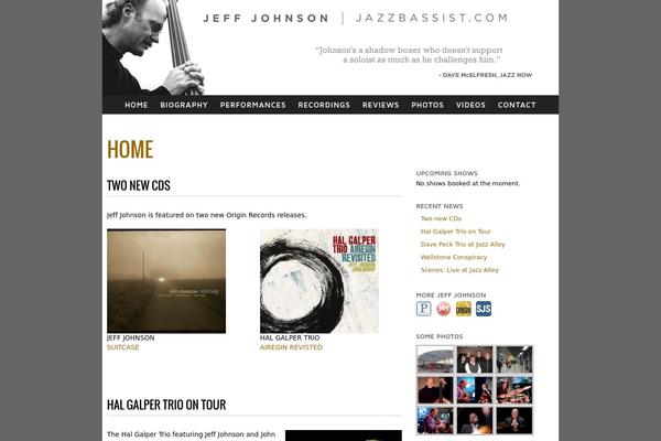 Site using GigPress plugin