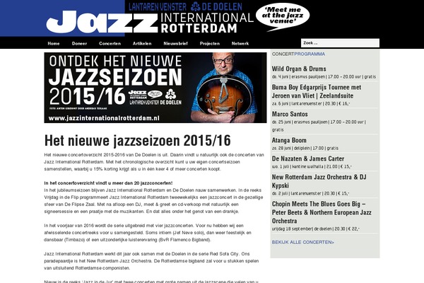jazzinternationalrotterdam.nl site used Fjir-theme