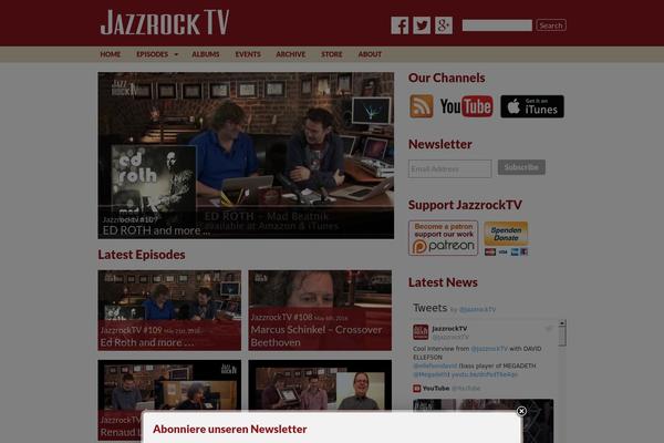 jazzrocktv.de site used Jazzrocktv2responsive