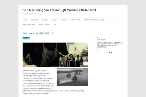WordPress website example screenshot