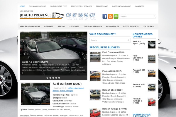 Carsonline theme site design template sample