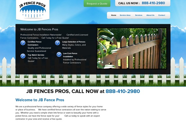 jbfences WordPress theme, websites list used jbfences theme jbfences theme websites examples
