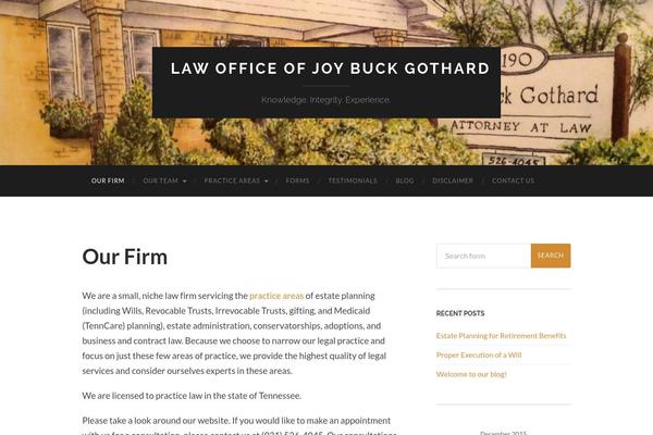 Hemingway theme site design template sample