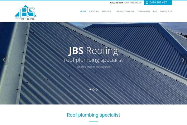 WordPress website example screenshot