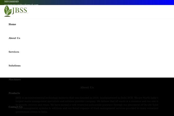 Impreza theme site design template sample