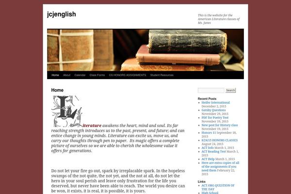 WordPress website example screenshot