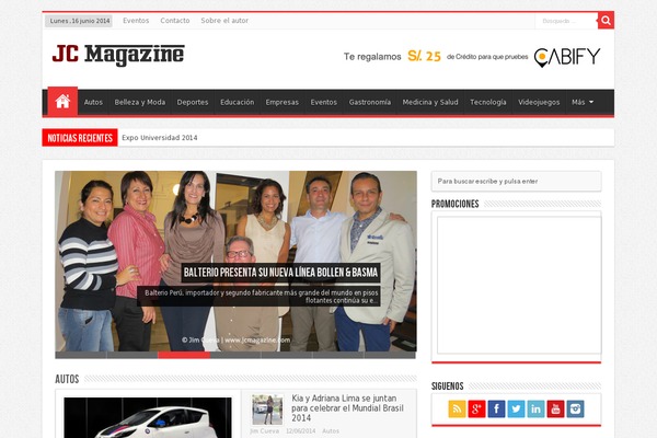 WordPress website example screenshot