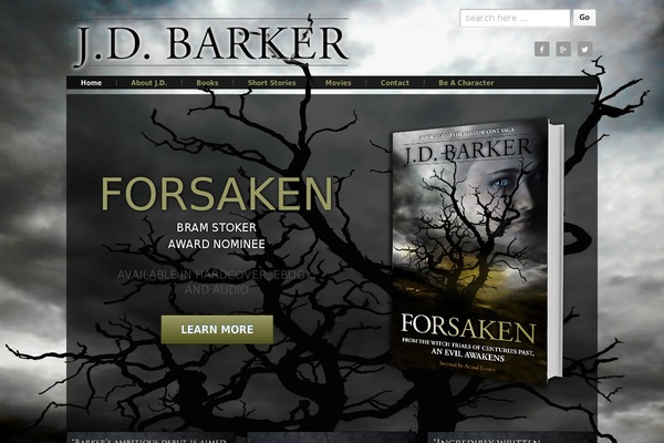 jdbarker.com site used Barker-theme