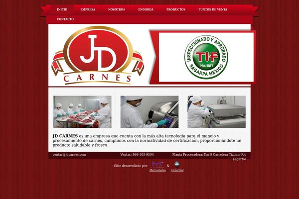 jdcarnes.com site used Carnesjdactualizado