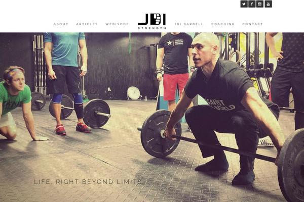 Bridge theme site design template sample