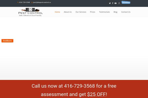 WordPress website example screenshot