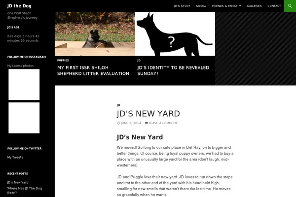 Twenty Fourteen theme site design template sample