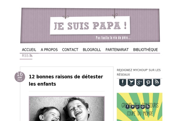 je-suis-papa.com site used Jesuispapa