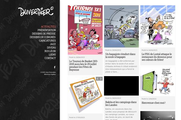 jean-duverdier.com site used Vanz