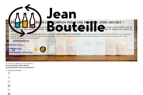 jeanbouteille.fr site used Jeanbouteille