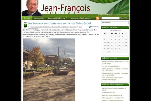 jeanfrancoisrouleau.ca site used Dailybook