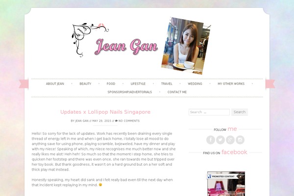 Sugar and Spice theme site design template sample