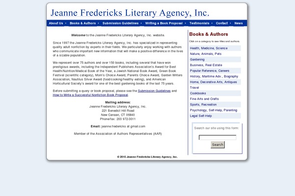 jeannefredericks.com site used Mlr